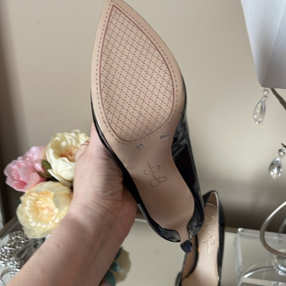 Jessica Simpson Black Patent Leather Heels - Picture 6 of 9